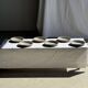 Set of 6 handmade ceramic deep plates in glazed beige D19.5 H4
