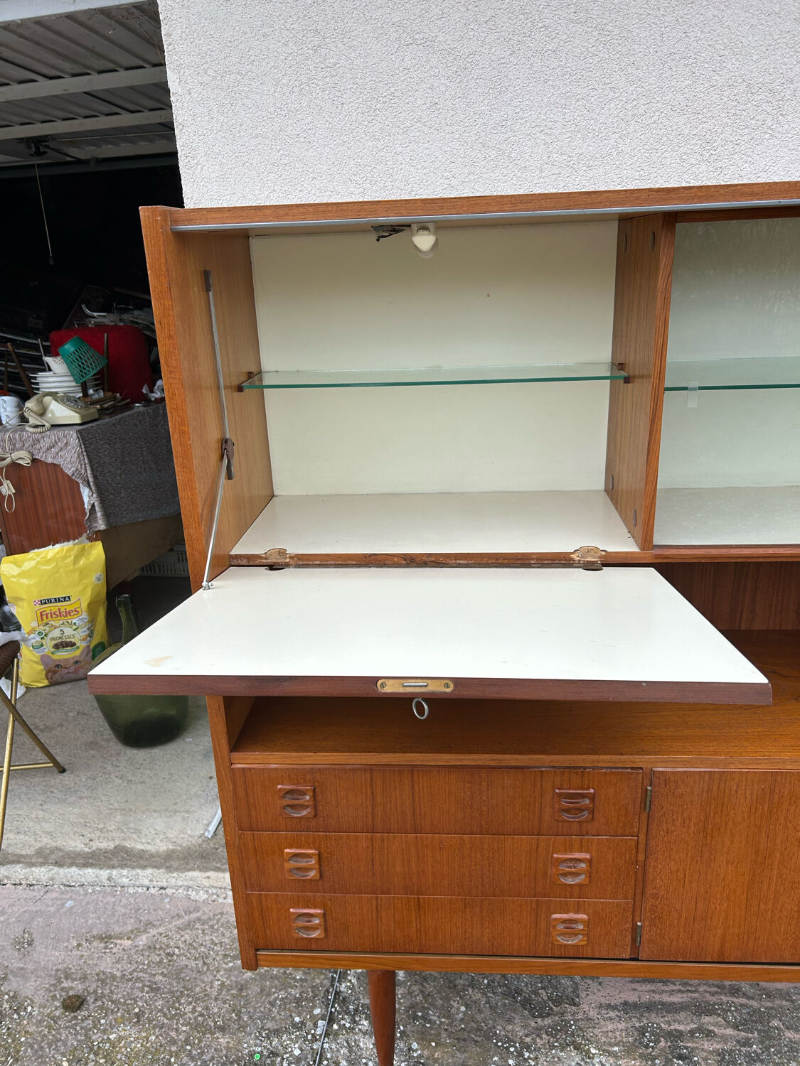 Vintage Scandinavian footwalk compass