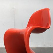 Mid-century Panton side chair set by Verner Panton for Herman Miller, 1960s.