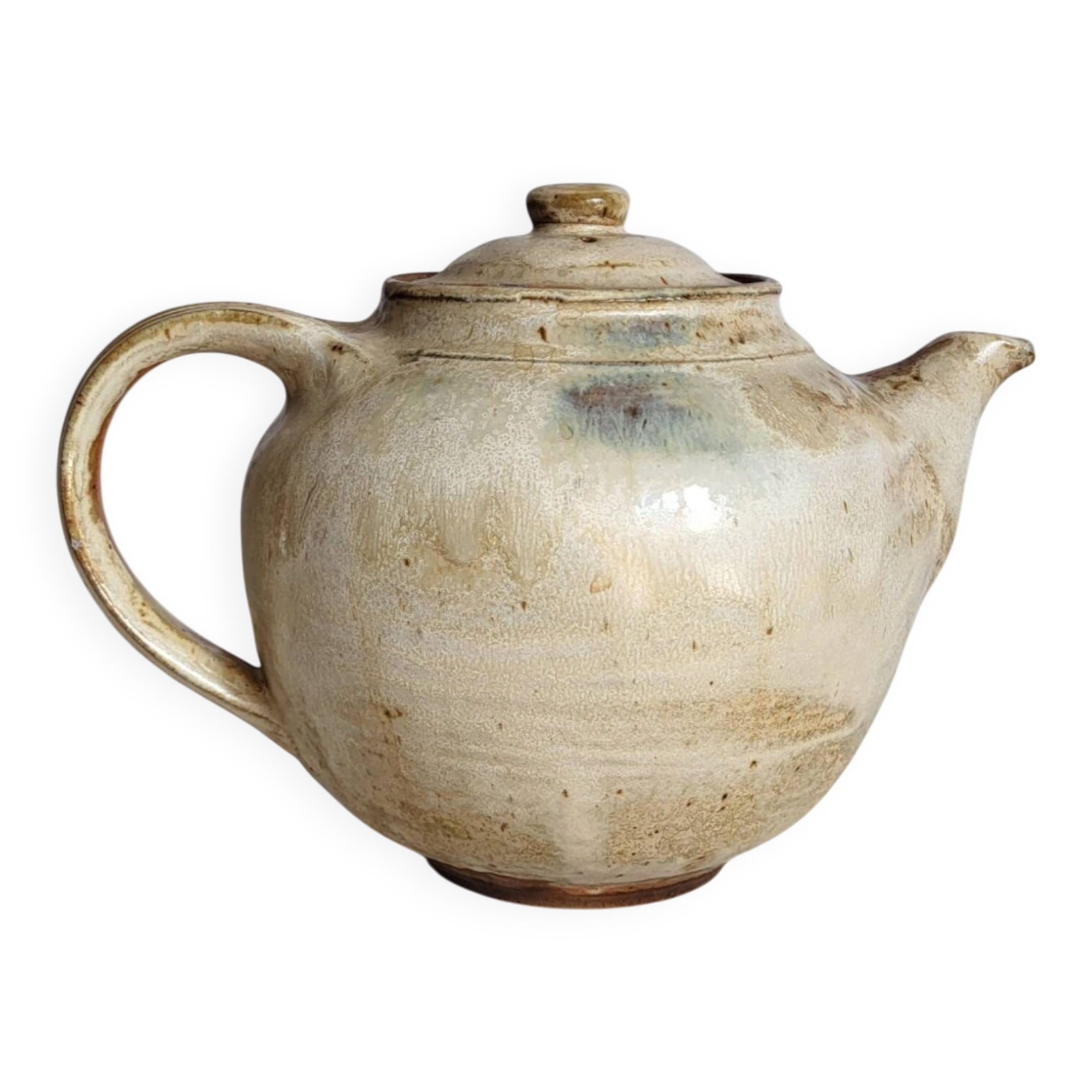 Théière en grès émaillé – Hervé Rousseau, Atelier de Boisbelle, La Borne