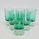 6 Luminarc Sweden Mint Green Glasses