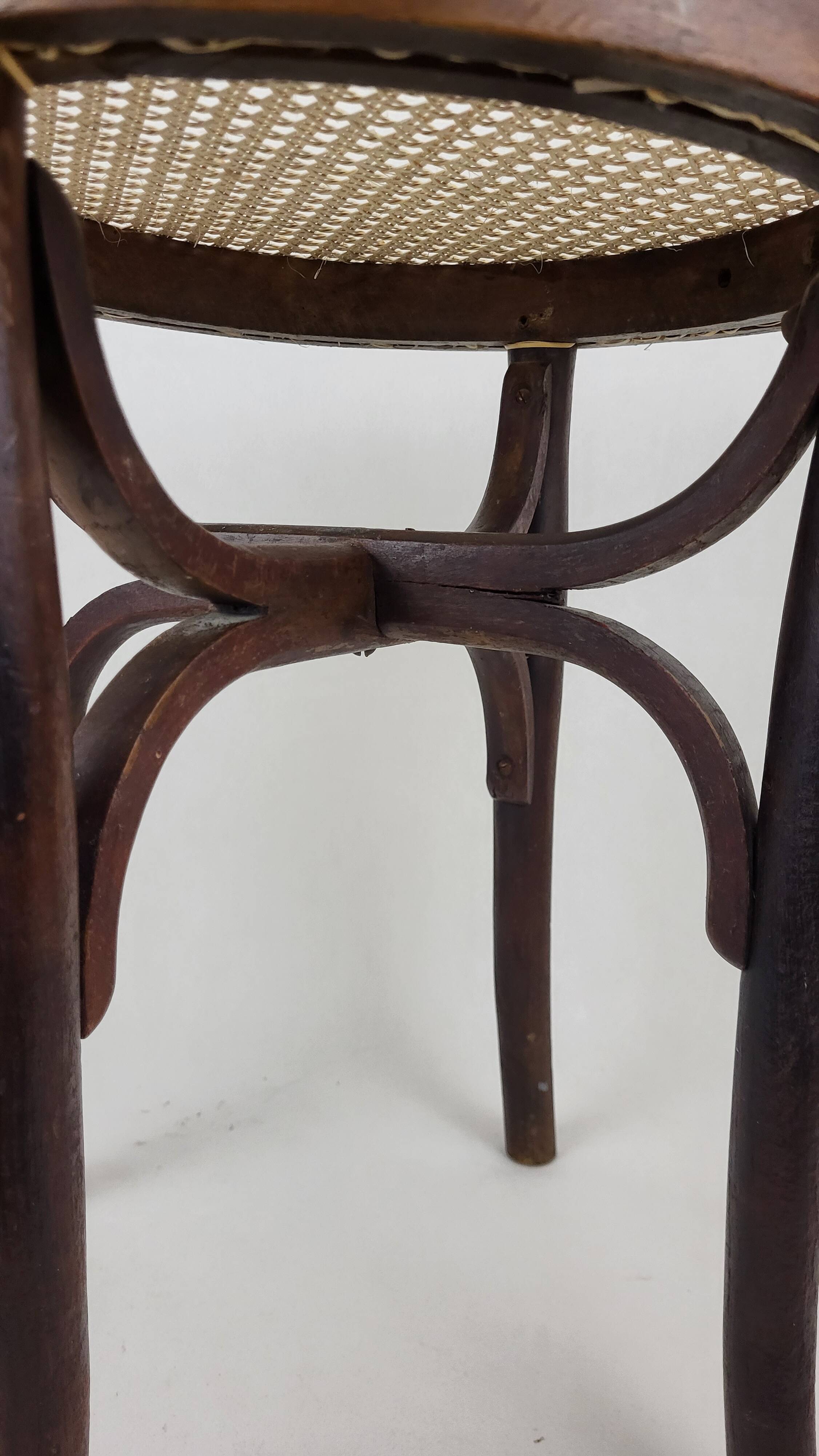 Bentwood stool L. & H. Cambier Frères