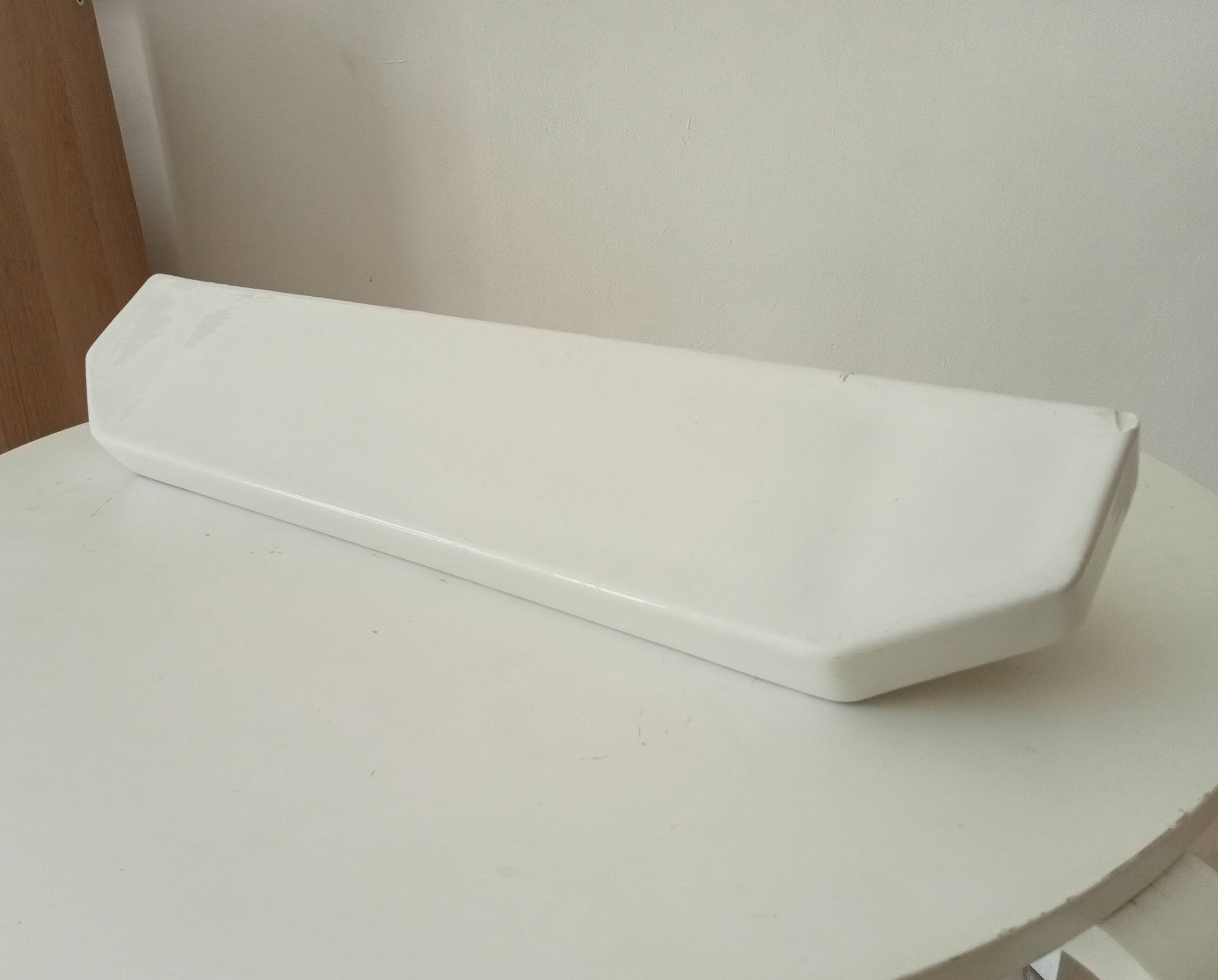Vintage wall shelf from Lyon Vaise, Art Deco 1930 in ceramic.