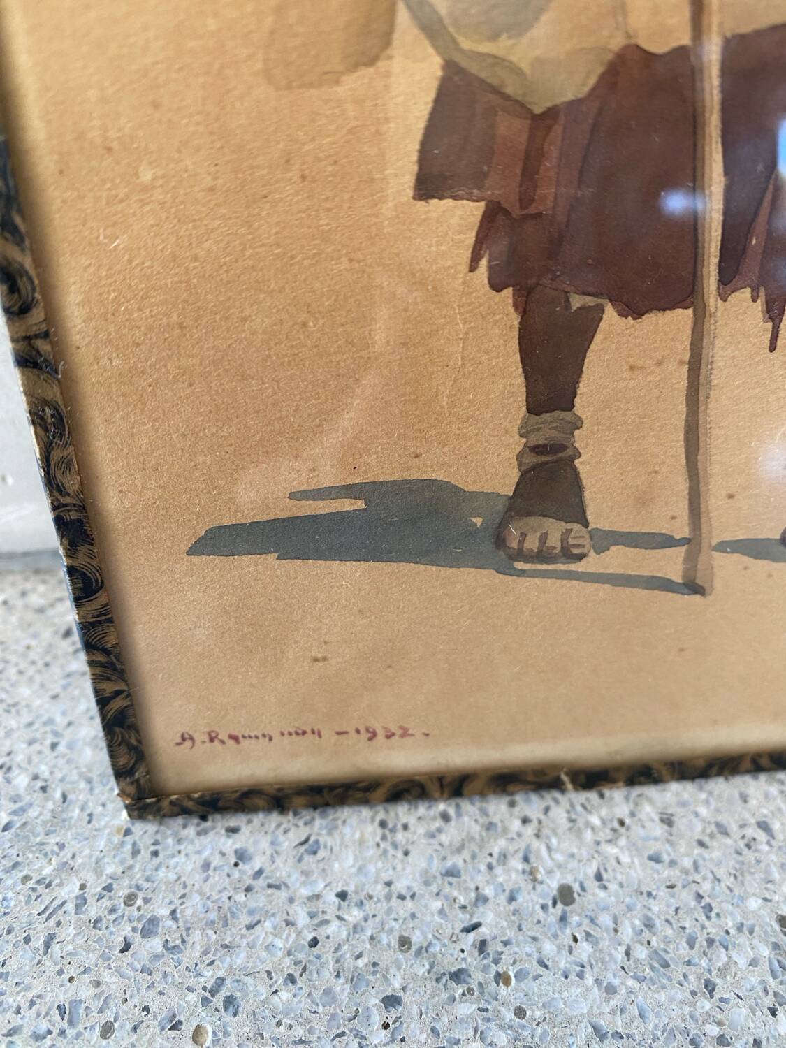 2 watercolors by Albert Ramanda