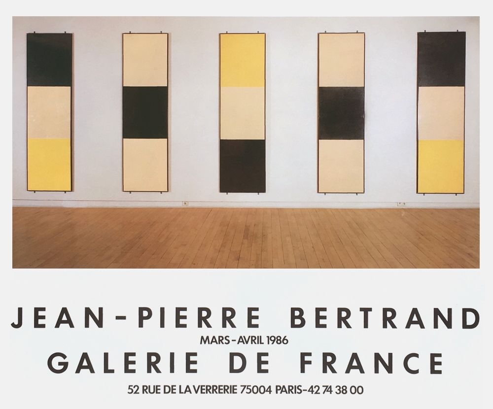 Jean-Pierre Bertrand, Galerie de France 1986