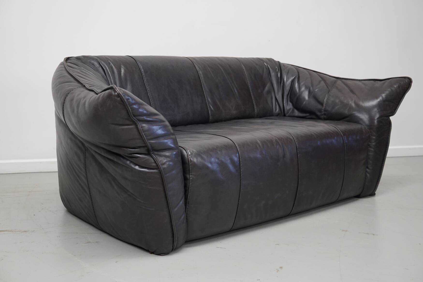 Brown Leather Andes Sofa by Gerard van den Berg for Montis, 1970s
