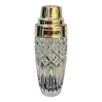 Shaker en cristal taillé vintage