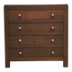 Oak chest of drawers, Art Deco