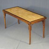 Piano bench, bent wood, Bentwood, circa 1920 - no Thonet