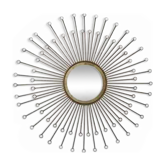 Brass sun mirror