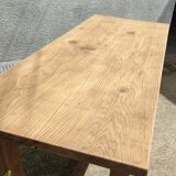 Solid oak farmhouse table