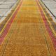 Stunning vintage woven carpet runner