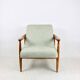 Vintage armchair GFM 300-202 design J.Kedziorek Loft 70s vintage light green