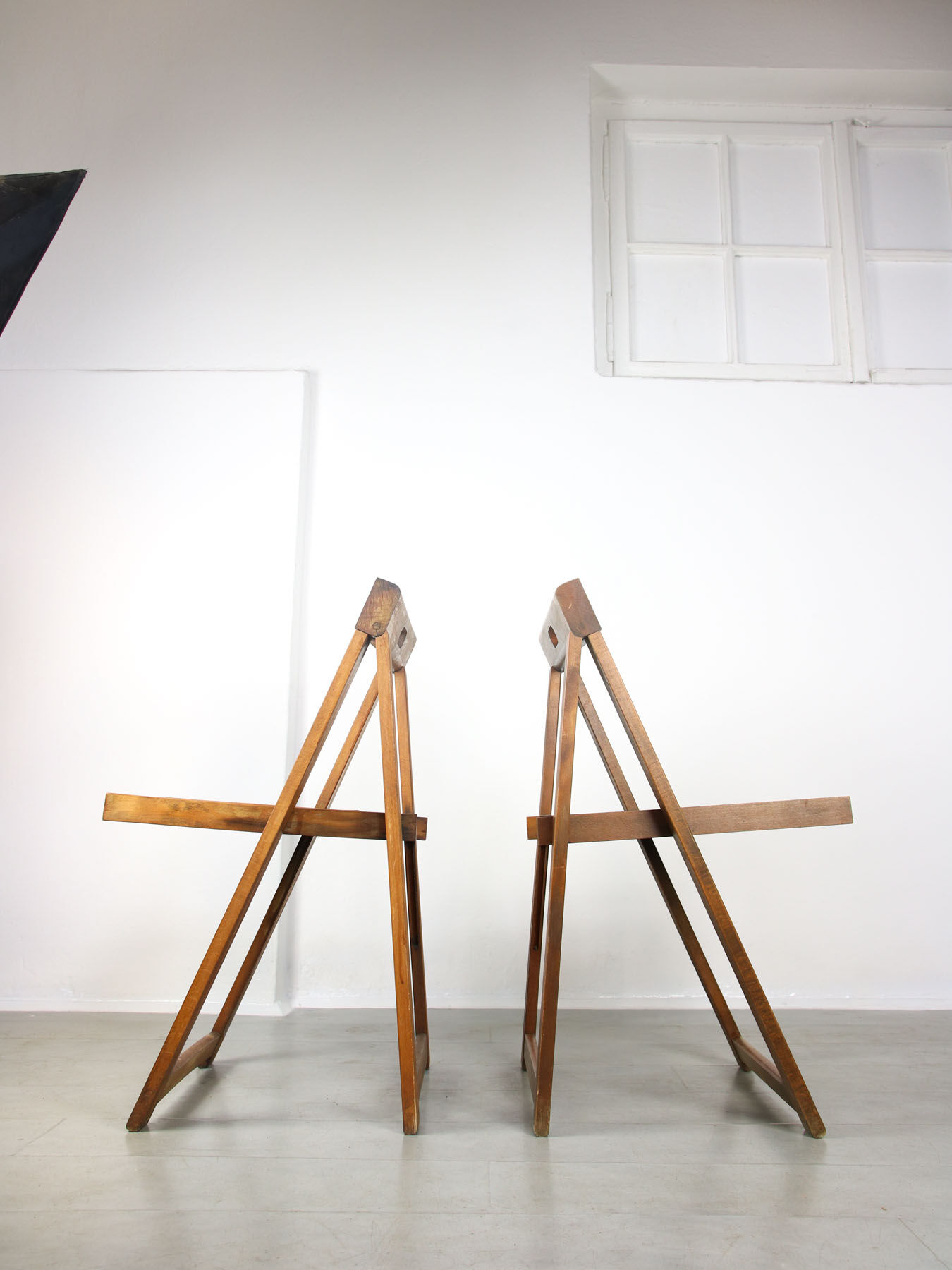 Vintage trieste folding chairs