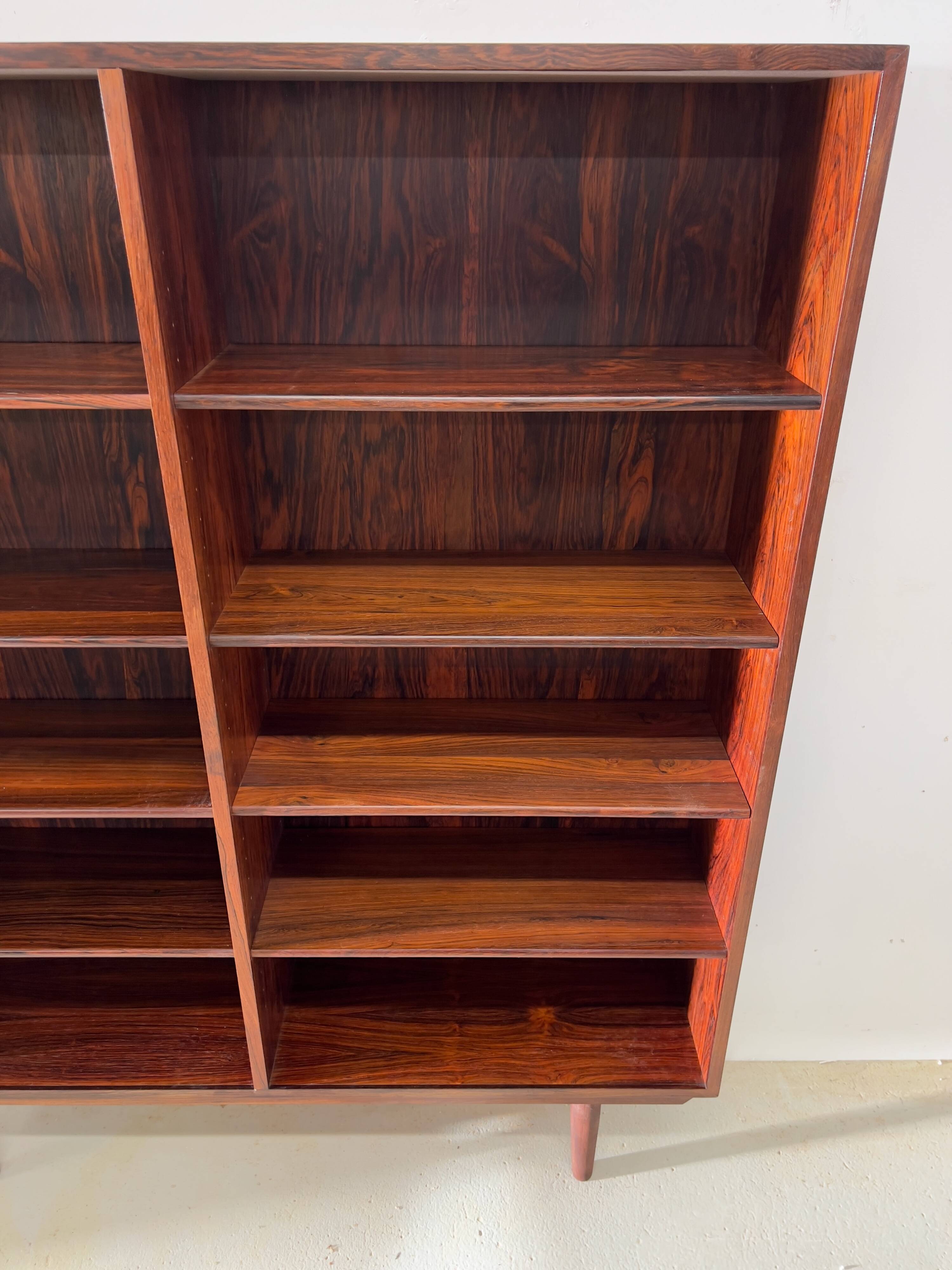 Rosewood Model 6 Bookcase by Omann Jun Mobelfabrik, 1960s