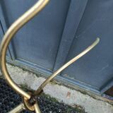 Golden chrome floor lamp foot