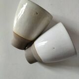 Two goblets on a pedestal Atelier Hurtault Puisaye