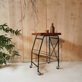 Vinyl door on wheels