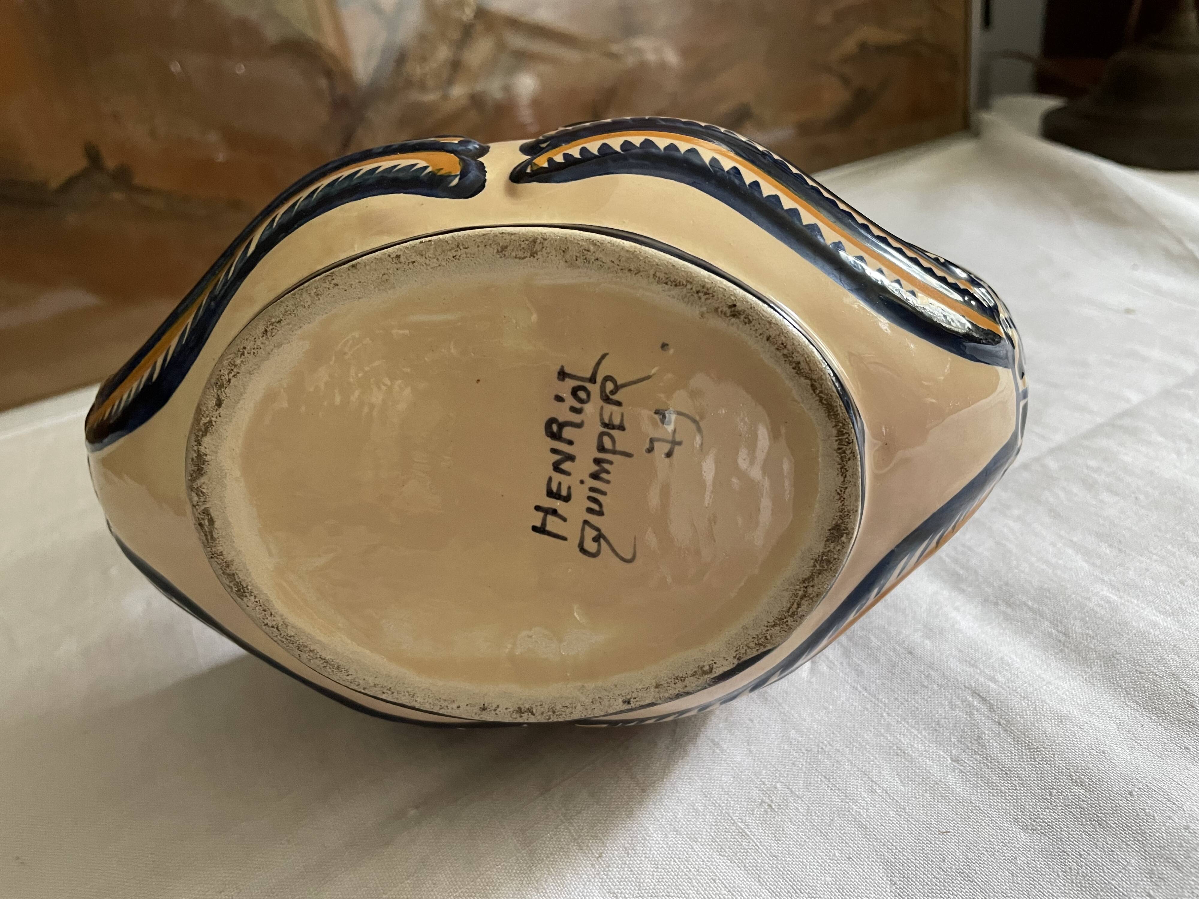 Henriot Quimper Vase 76