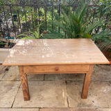 Vintage pine farmhouse coffee table