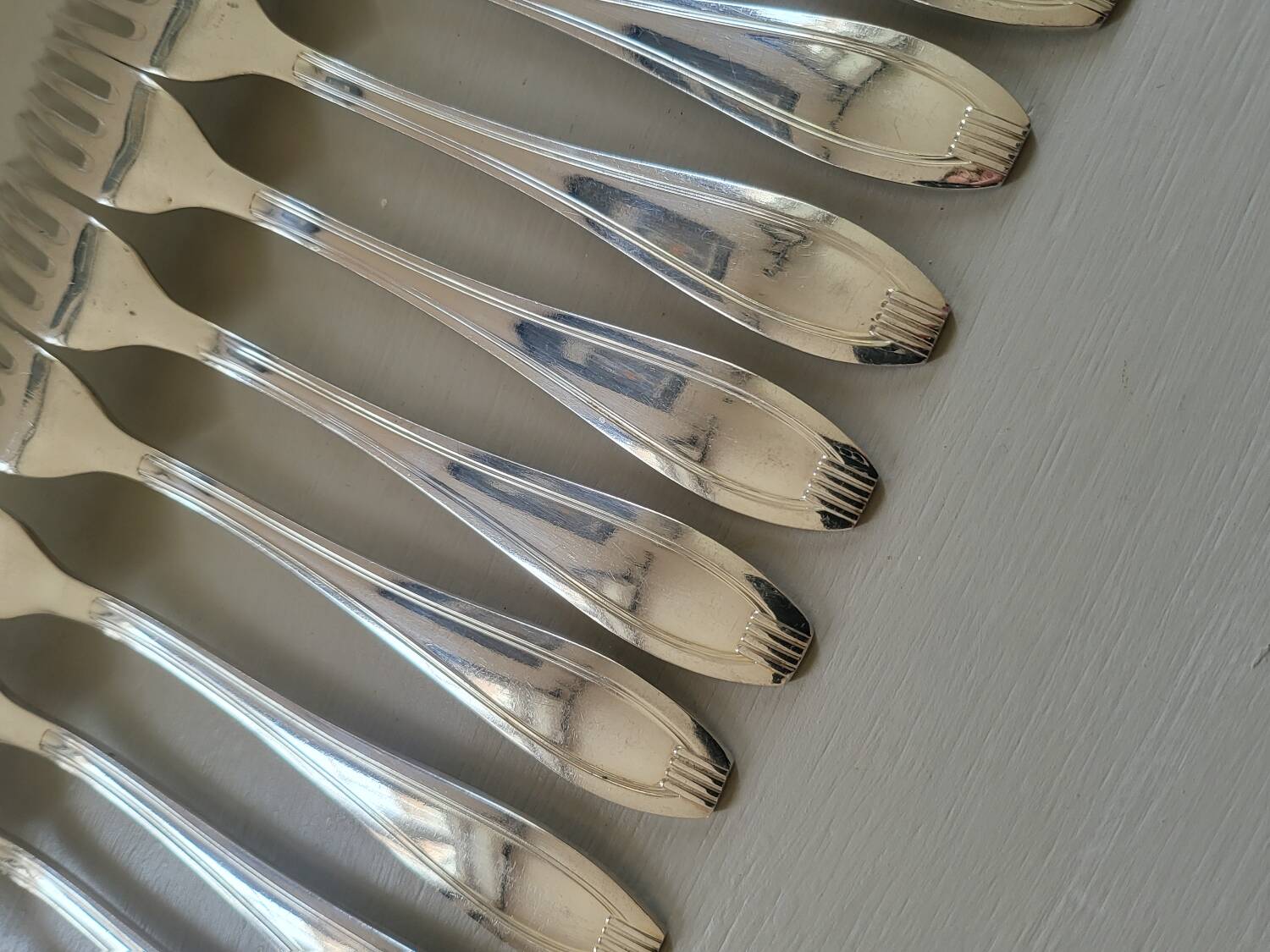 Silver Metal Dessert Entremet Cutlery