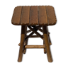 Brutalist wabi sabi organic tree stool or hocker 1970