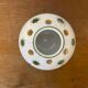 Antique flower vase moustiers white ceramic painted vintage