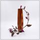 Mid-century Scandinavian wooden vase - 1960s - H:36cm