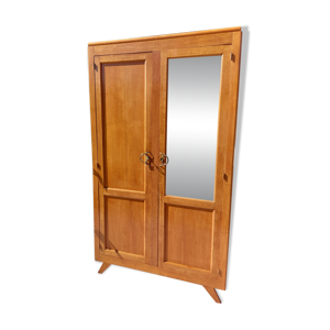Armoire, penderie vintage - pieds compas