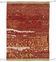 Handwoven Turkish Rustic 149 cm x 209 cm Red Wool Carpet