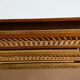 Commode en bois et rotin vintage années 1970