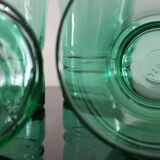 5 verres apéritifs vintage excel vert