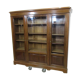 Bibliothèque en cacjou vernie trois portes