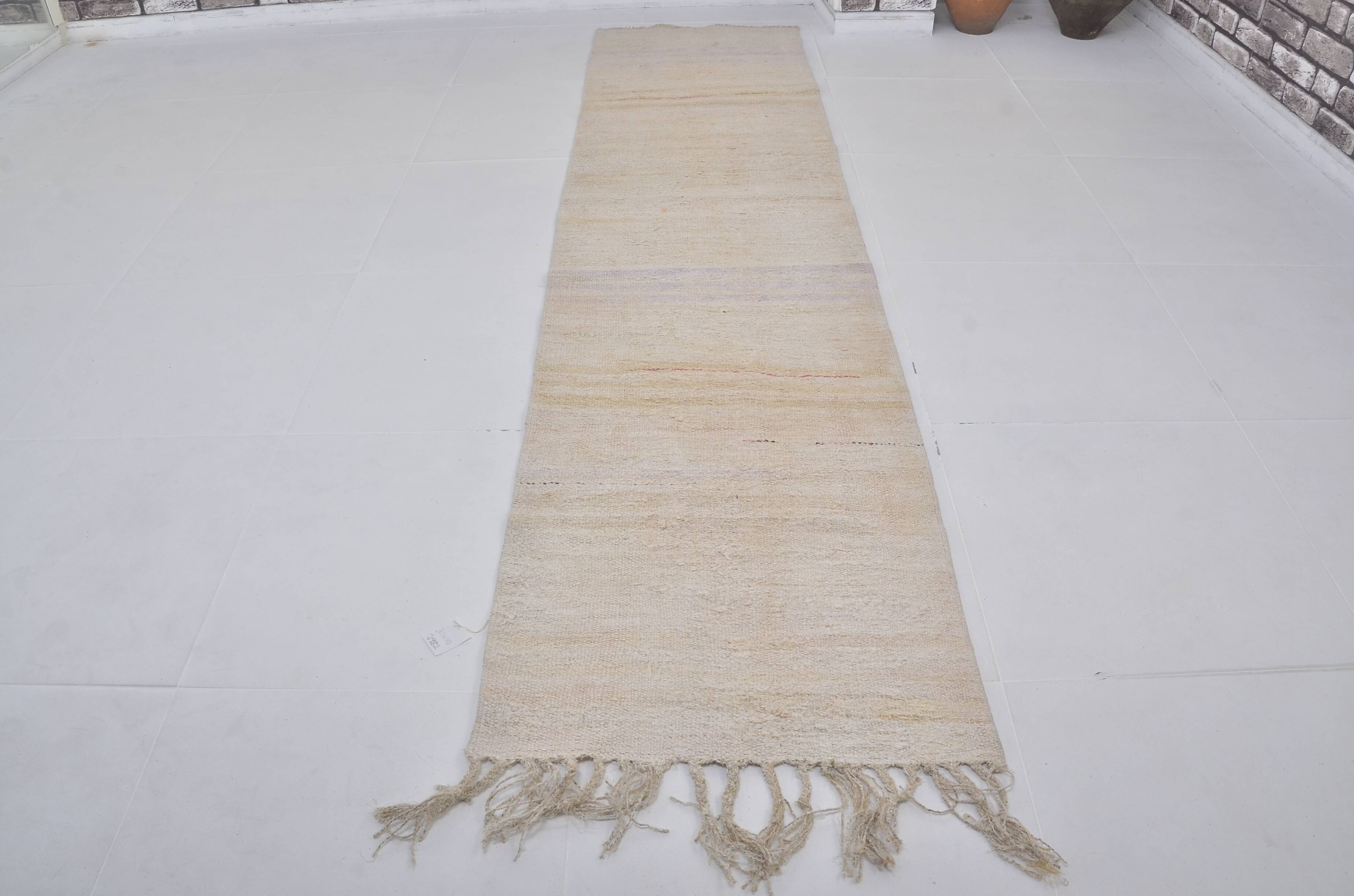 Vintage Turkish Hemp Kilim Runner sku3982