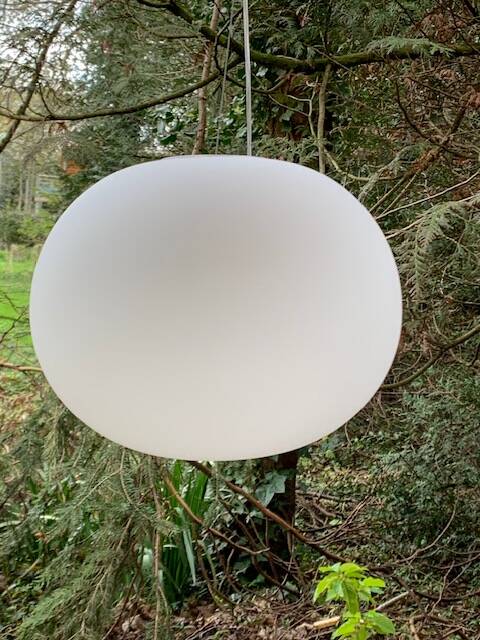 Glo-ball s2 suspension large model by jasper morrison for flos