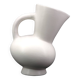 White ceramic pitcher by André Baud, Vallauris 1960s