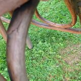 Lot de 5 anciennes chaises estampillées GLARIS
