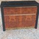 Roche Bobois Mahey black lacquer and burl commode with 3 drawers.