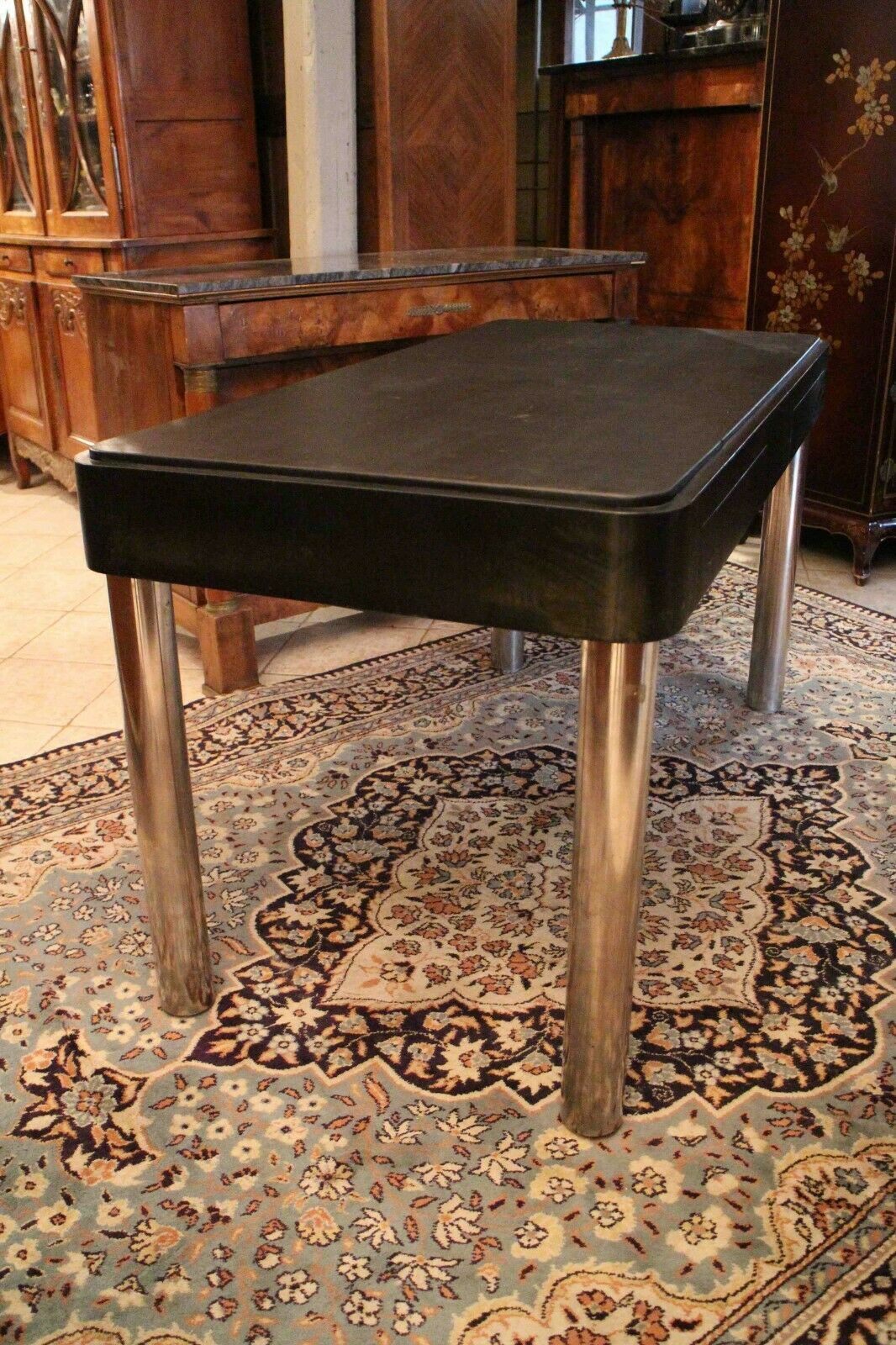 Jeweler's desk presentation table vintage design 1970