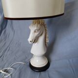 1970 ceramic horse lamp