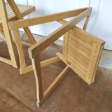 Pair of vintage folding chairs