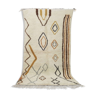 Moroccan Berber rug 230 x 132 cm Azilal wool rug