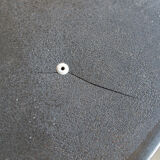 Black shell chair Pierre Guariche for Meurop 1960s