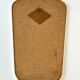 Antique free form mirror vintage design rearview mirror 60 - 33.5 x 61 cm