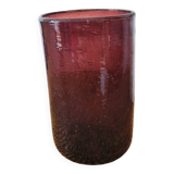 Biot purple glass tumbler