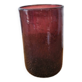 Gobelet en verre violet Biot