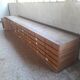 Cabinet with drawers 50 years, 450cm