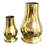 Paire de vases en laiton