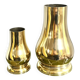 Paire de vases en laiton