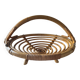 Vintage rattan basket 60s-70s